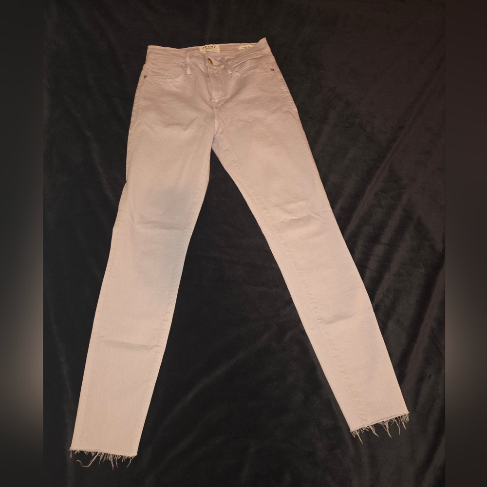 FRAME Lilac Le High Skinny Jeans
